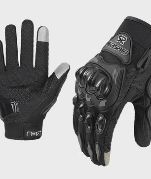 Ademende Motorhandschoenen Volledige Vinger - Anti-slip, Slijtvast & Touchscreen Compatibel