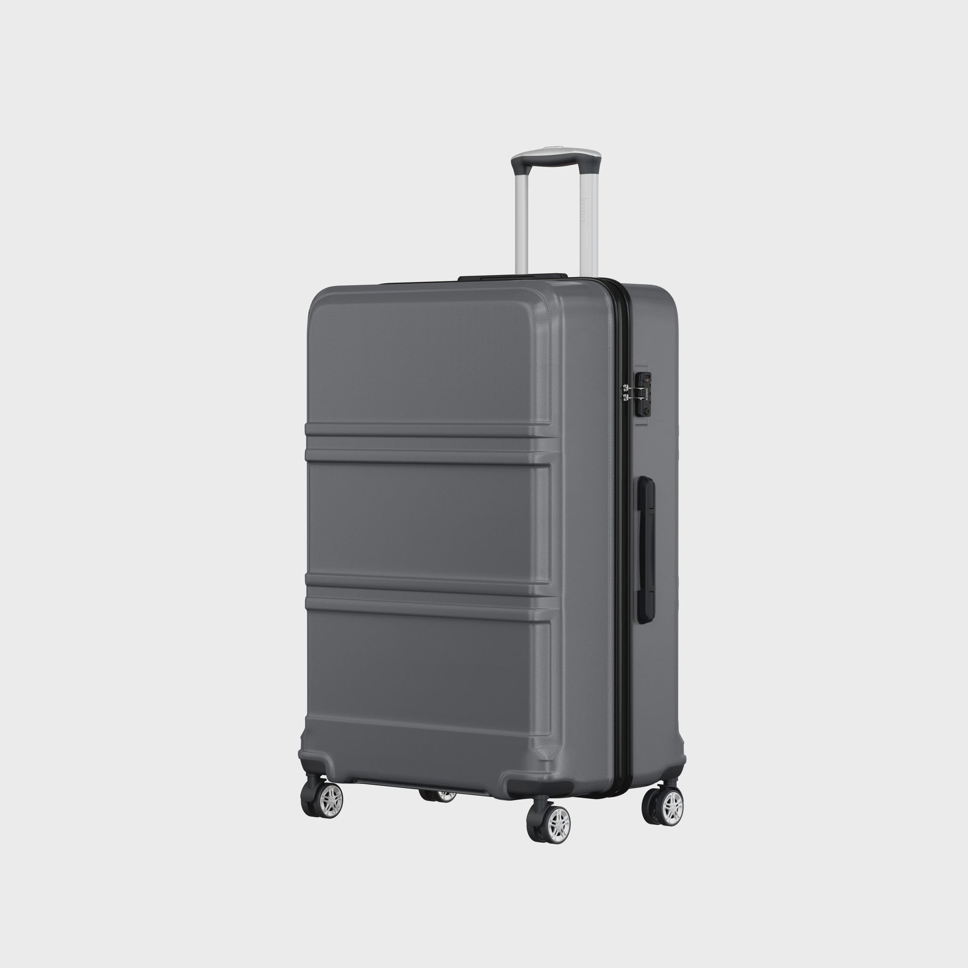 KONO Lichtgewicht ABS+PC Koffer met 4 Twin Wheels en TSA Slot - 36L tot 141L
