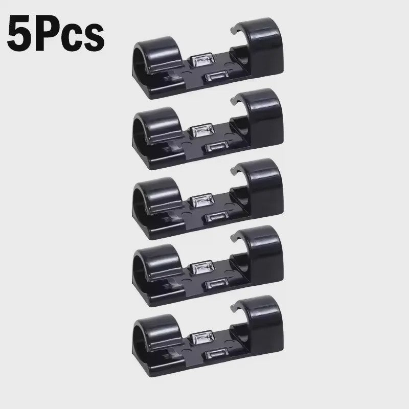 Zelfklevende Kabel Clips Organizer - Set van 20 Stuks voor Thuis, Kantoor & Auto