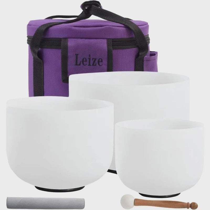 7-delige Kristallen Klankschaal Set (6-12 Inch) - 432Hz Chakra Stemming voor Meditatie & Sound Therapy