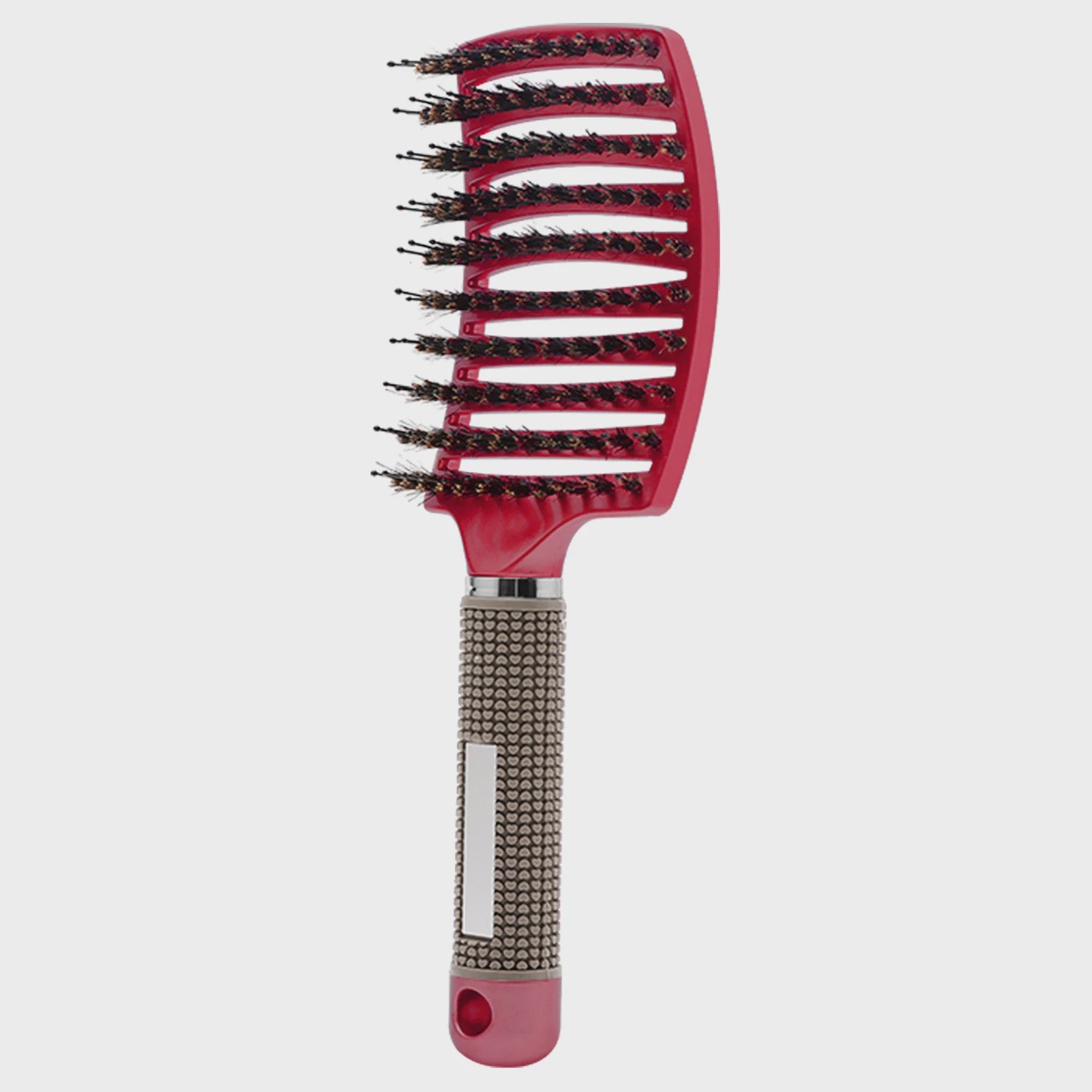 Ontwarrende Haarborstel met Natuurlijke Borstelharen & Nylon - Voor Nat & Droog Haar, Krullen & Styling
