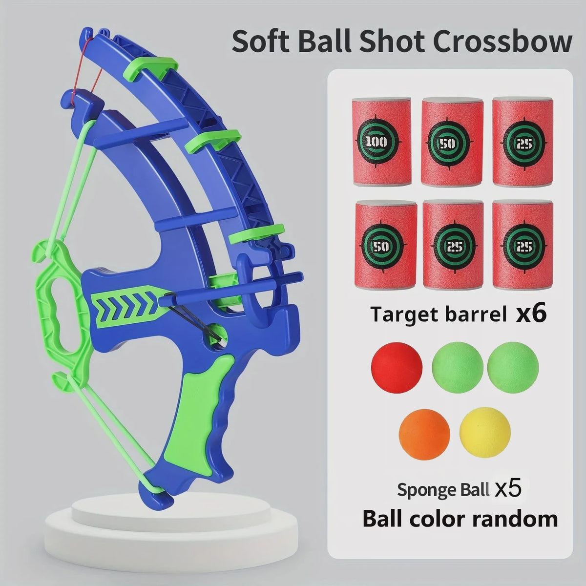 Soft Bullet Boogschietspel voor Kinderen - Educatief Oefenspeelgoed met Doelen