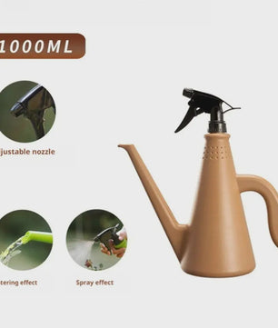 Dubbele Functie Gieter met Sprayfunctie - Ergonomisch Ontwerp