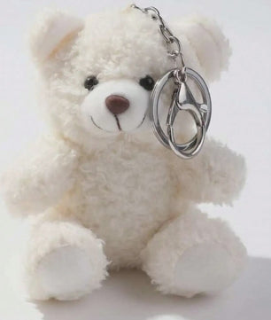 Schattige Pluche Beren Sleutelhanger - Knuffelbeestje voor Tas en Sleutels