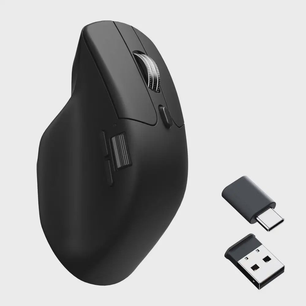Keychron M6 Draadloze Muis: 2.4GHz/Bluetooth, Type-C, 1K/8K Polling Rate, 26000 DPI