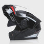 BLD Modulaire Flip-Up Motorhelm met Dubbele Lens - Veiligheid & Comfort voor Motocross