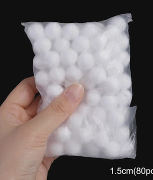Mini Polystyreen Ballen Wit - Decoratie & Kerstversiering