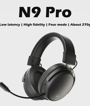 ATK N9 Pro/Ultra Gaming Headset: Draadloze E-sports Koptelefoon met Microfoon, Lage Latentie & Noise Reduction