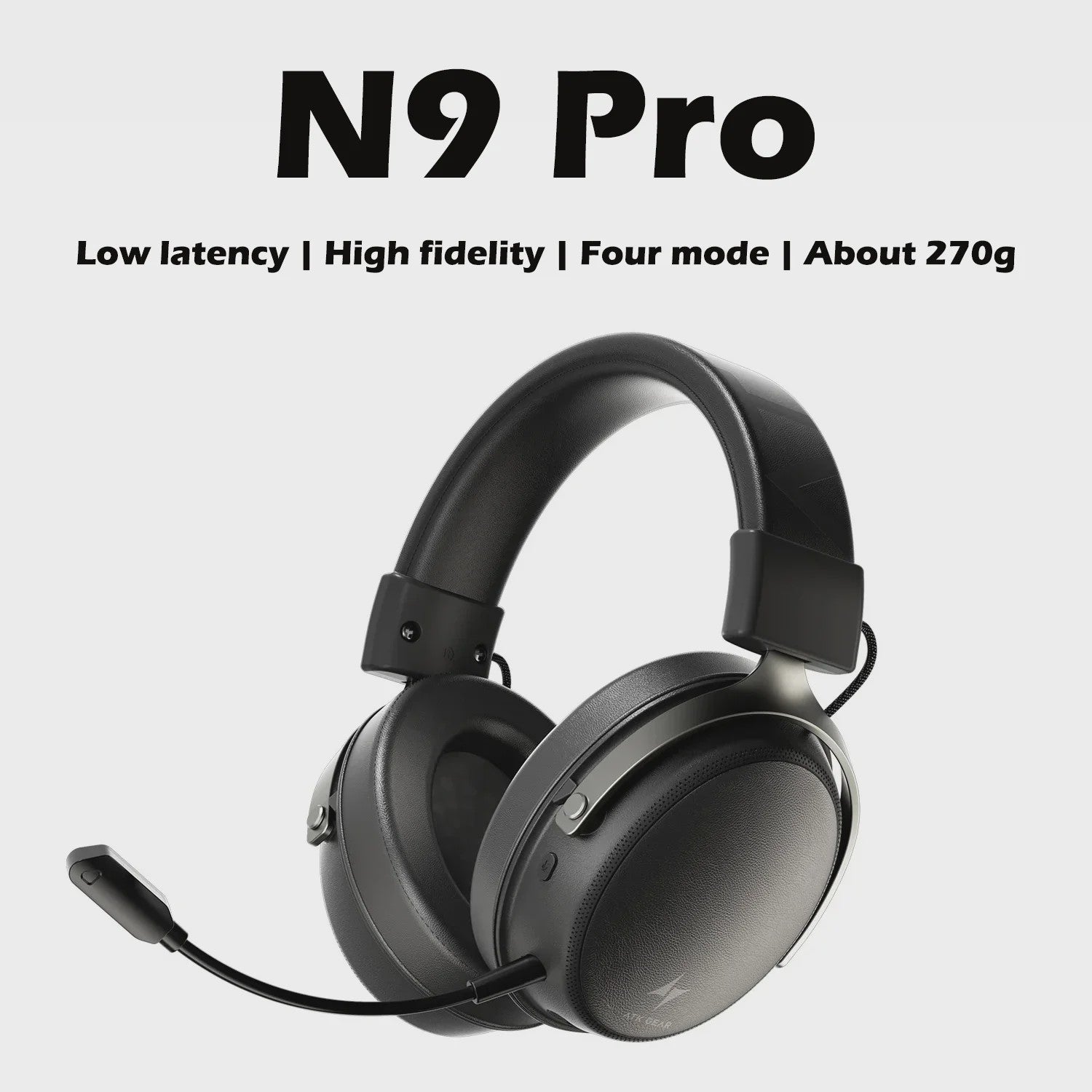 ATK N9 Pro/Ultra Gaming Headset: Draadloze E-sports Koptelefoon met Microfoon, Lage Latentie & Noise Reduction
