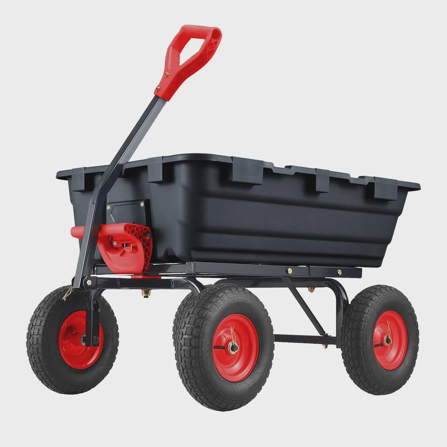 Poly Tuin Kipkar met Stalen Frame en 2-in-1 Handvat - 360kg Laadvermogen