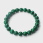 8mm Natuurlijke Malachiet Edelsteen Armband - Handgemaakt, Elastisch