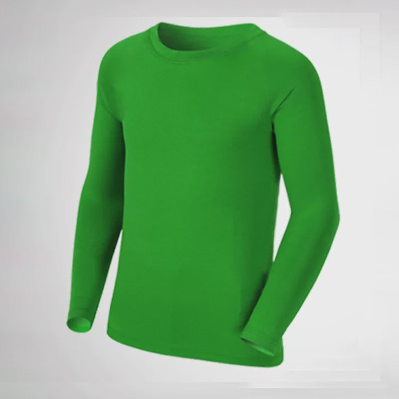 Kids Children Boy Girl Compression Running Long T Shirt Fitness Sport Basketball Football Gym Sportswear Soccer Clothes 25