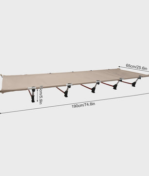 Ultralichte Opvouwbare Camping Cot - Draagbaar Bed met 150kg Capaciteit voor Buitenactiviteiten