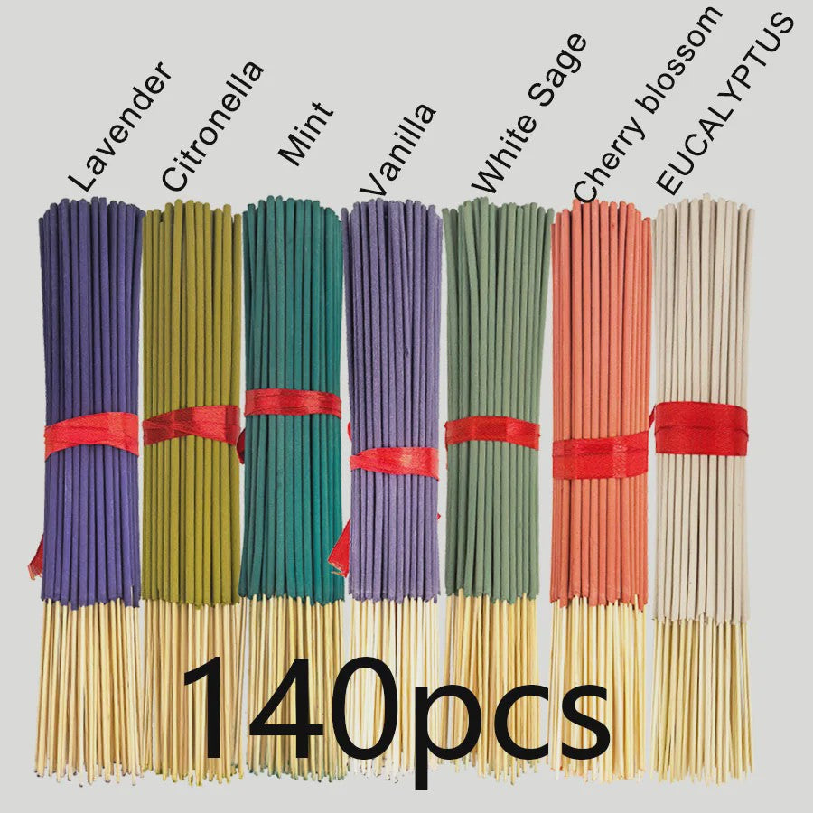 140 Geurkaarsen (7 Sets) - Diverse Aroma's voor Ontspanning en Sfeer