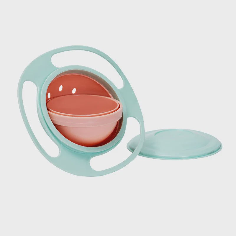 Anti-Knoei Gyro Kom voor Baby's - 360° Draaibaar en Omvalbestendig Voerbakje