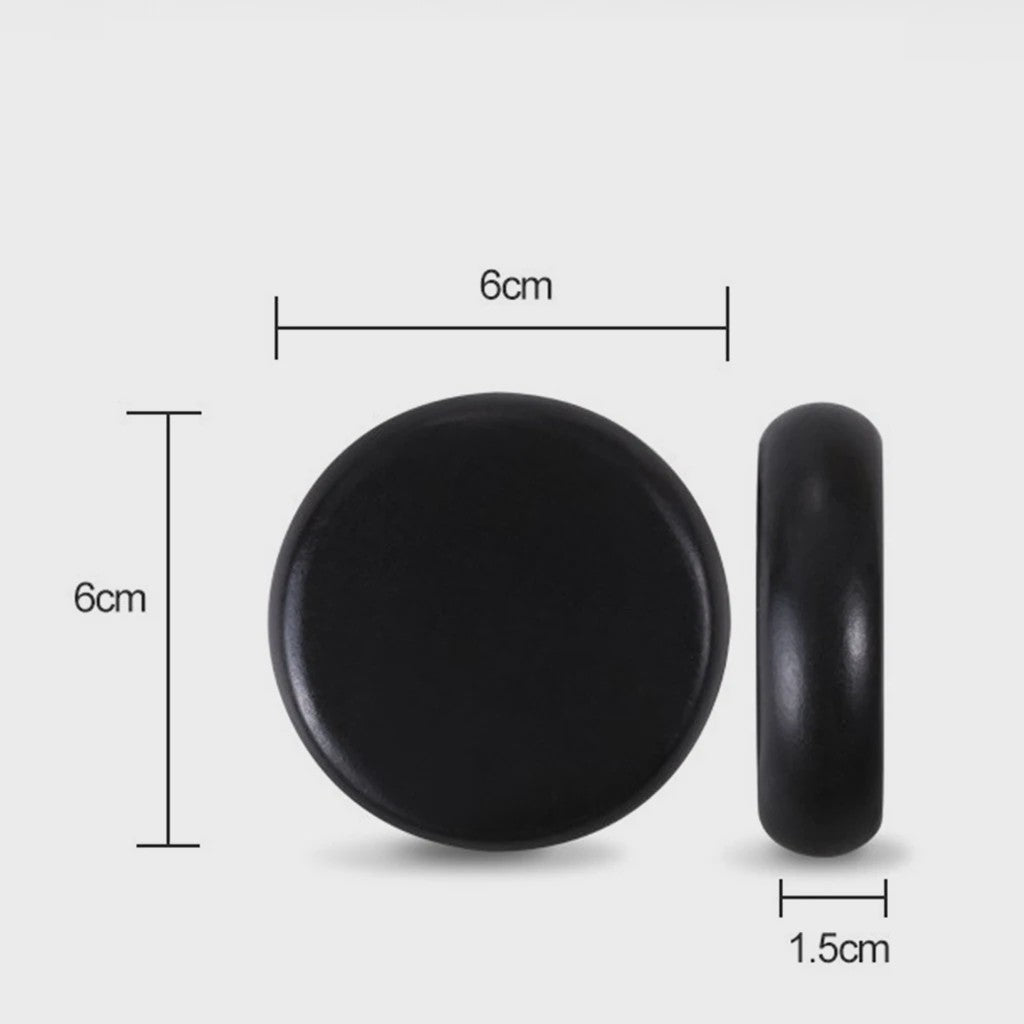 Professionele Hot Stone Massage Set - 4x Jade Energie Stenen voor Ontspanning