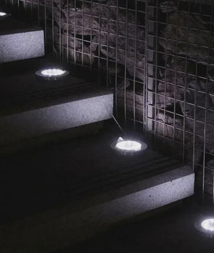 4x Solar Grondspots LED - Waterdichte Buitenverlichting voor Tuin, Terras & Oprit