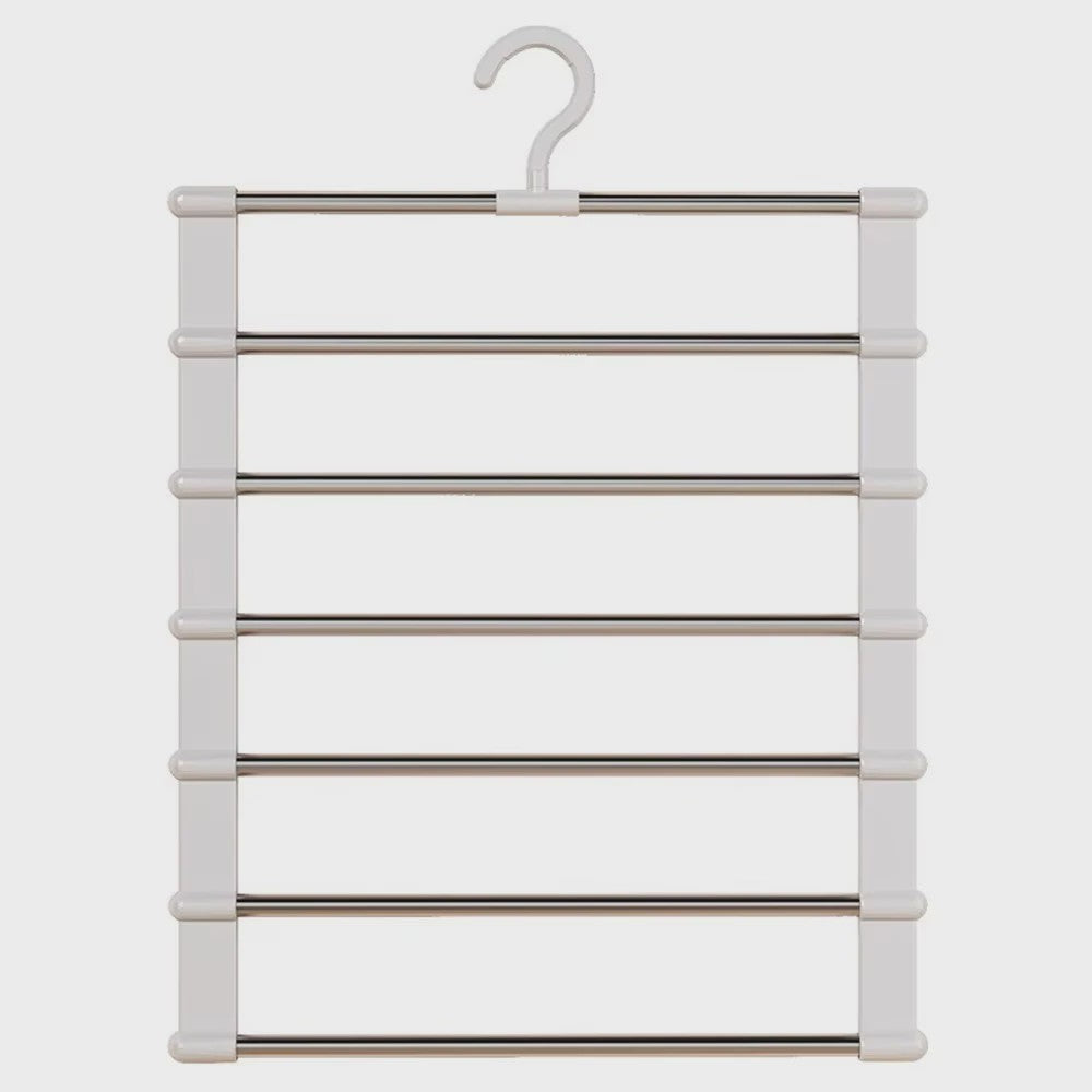 Ruimtebesparende Kledinghanger voor Broeken - 5 Lagen Organizer