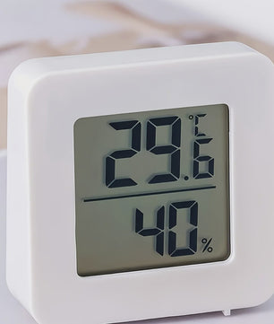 Compacte Digitale Thermometer en Hygrometer - Meet Temperatuur & Vochtigheid Binnenshuis