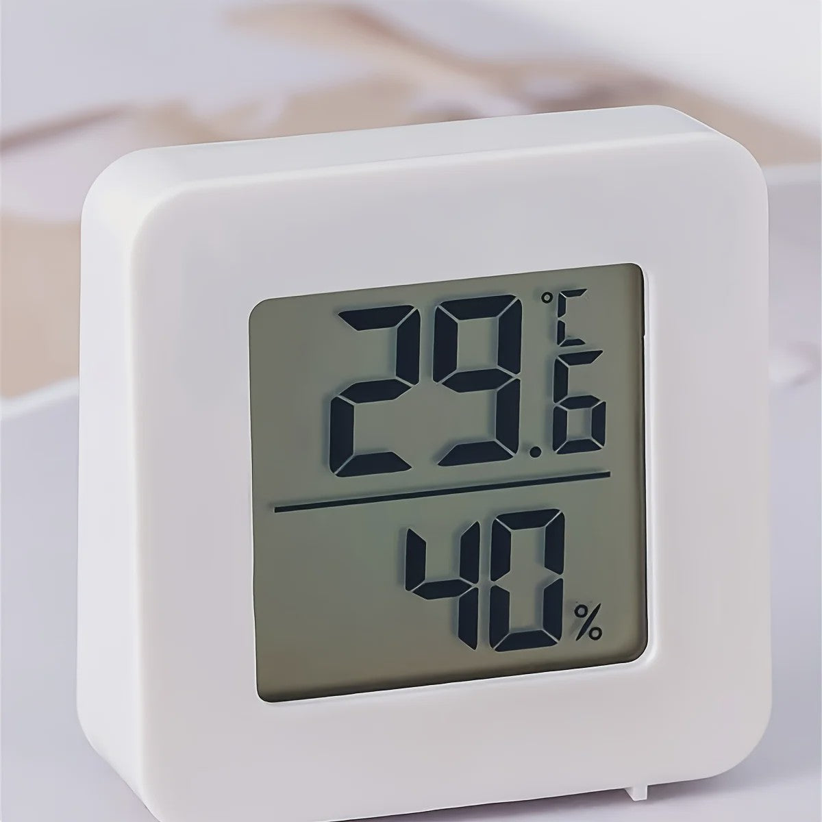 Compacte Digitale Thermometer en Hygrometer - Meet Temperatuur & Vochtigheid Binnenshuis
