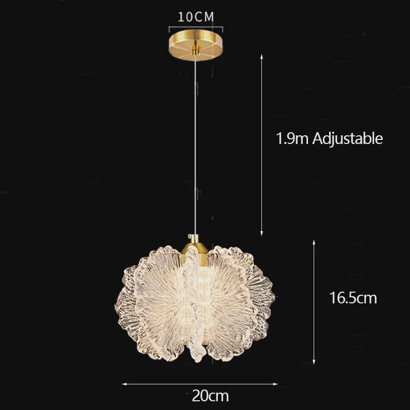 Sfeervolle Acryl Bloem Plafondlamp - Nordic Stijl voor Slaapkamer & Eetkamer