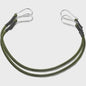 2x Elastisch Touw met Aluminium Haak - 8mm Schokabsorberend Bindtouw voor Outdoor & Camping
