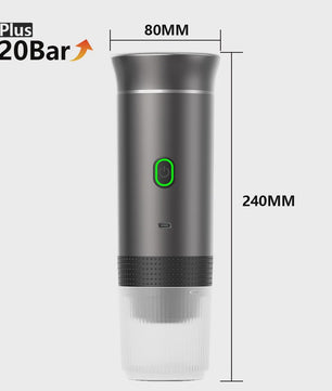 Draagbare Elektrische Espressomachine - 3-in-1 Koffiezetter voor Auto, Thuis & Camping