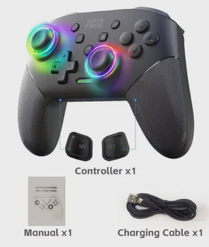 Draadloze Pro Controller met Programmeerbare Functies voor Switch & PC