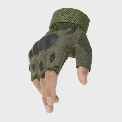Outdoor Fitness Handschoenen Halve Vinger - Schokbestendig & Ademend voor Sport, Fietsen, Motorrijden