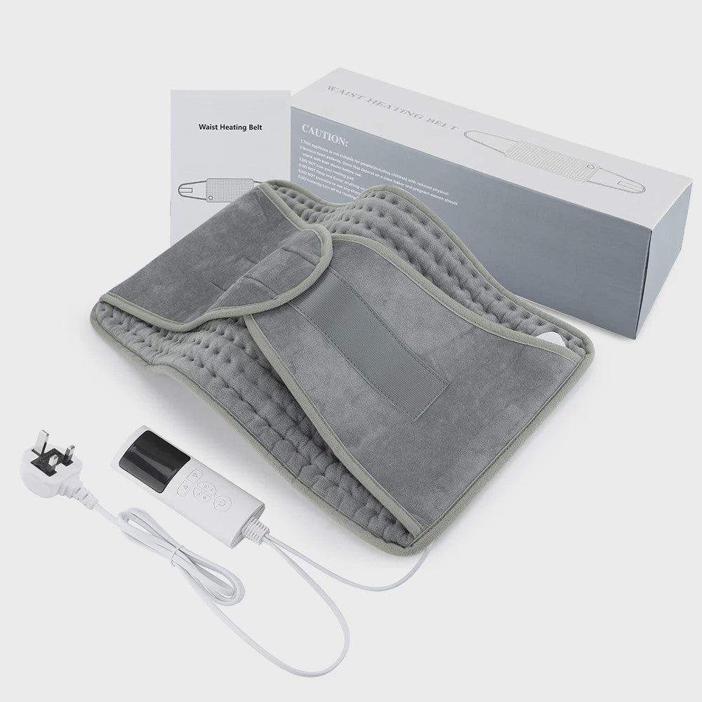 Elektrische Verwarmde Rugband met Verstelbare Temperatuur en Timer