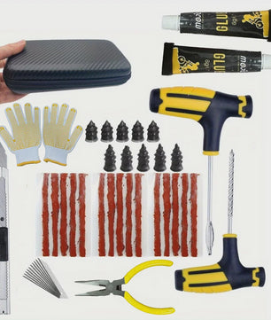 Noodbandreparatieset - Heavy-Duty Lijm & Rubberstrips voor Auto, Truck, Camper