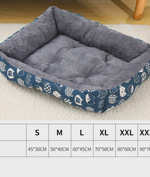 Warm Winter Huisdier Bed - Comfortabel Hondenkussen & Kattenmand voor Puppy's en Grotere Honden
