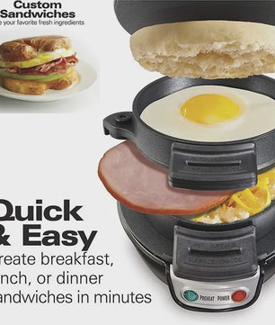 Multifunctionele Sandwichmaker: Hamburgers, Pannenkoeken & Gebakken Eieren Maken