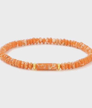 Natuurstenen Kralen Armbanden - Picasso Jasper & Zee Sediment Turquoise