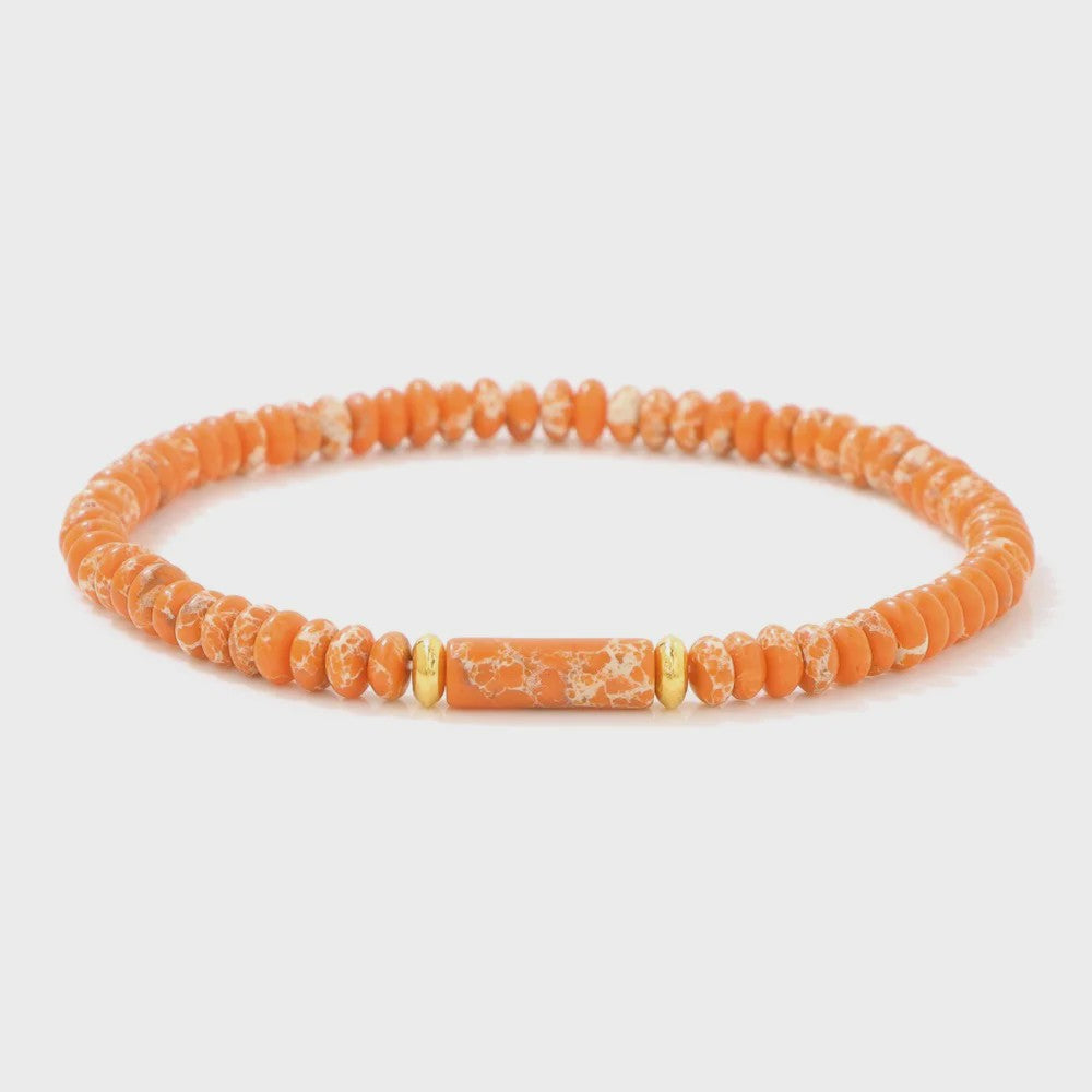 Natuurstenen Kralen Armbanden - Picasso Jasper & Zee Sediment Turquoise
