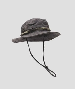 Heren Bucket Hat met Brede Rand - UV Bescherming voor Vissen, Wandelen & Outdoor