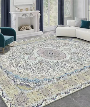 VIKAMA Luxe Perzisch Vloerkleed - Bohemien Stijl voor Woonkamer & Slaapkamer
