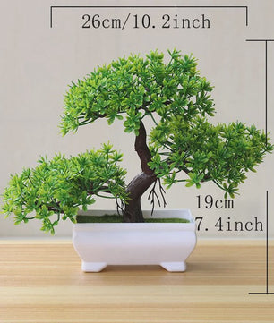 Kunst Bonsai Boom Potplant - Decoratieve Kunstplant voor Huis, Kantoor & Tuin