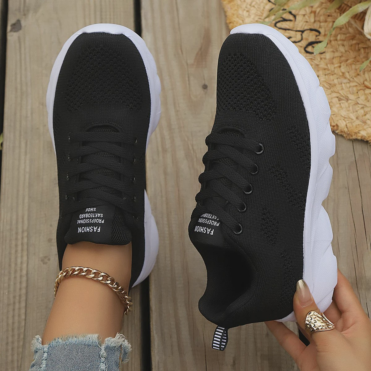 Dames Sportschoenen Platform Sneakers - Ademend Mesh voor Lente/Zomer
