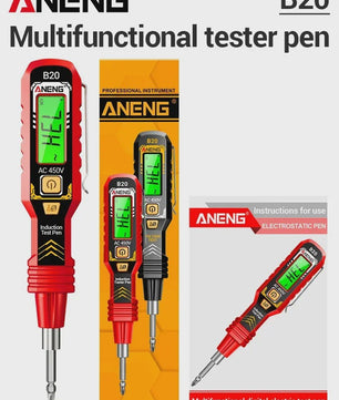 ANENG B20 Spanningsmeter & Schroevendraaier Pen - Dubbelzijdig, Digitaal Display