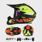 Off Road Motorcross Helm met Vizier & Goggles - Veilig & Comfortabel