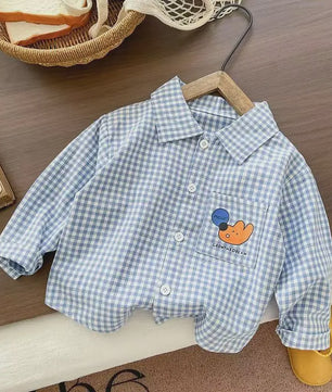 Lange Mouwen Kinder Shirt met Hondje Print - Lente Collectie voor Jongens & Meisjes (1-4 Jaar)