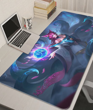 Luxe PU Leer XL Gaming Muismat - Anti-slip Bureau Mat met League of Legends Designs