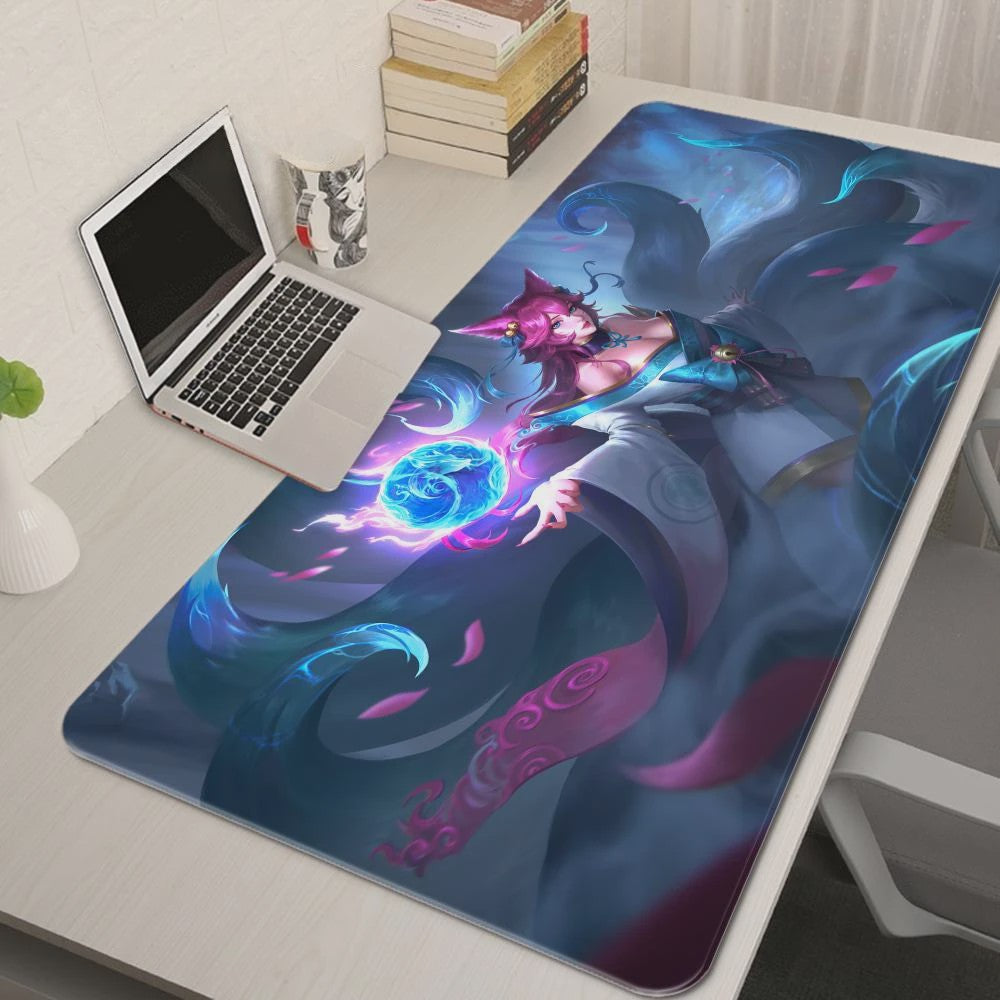 Luxe PU Leer XL Gaming Muismat - Anti-slip Bureau Mat met League of Legends Designs