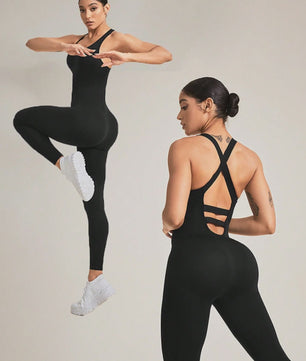 Naadloze Shapewear Bodysuit Dames met Buikcontrole en Criss-Cross Bandjes