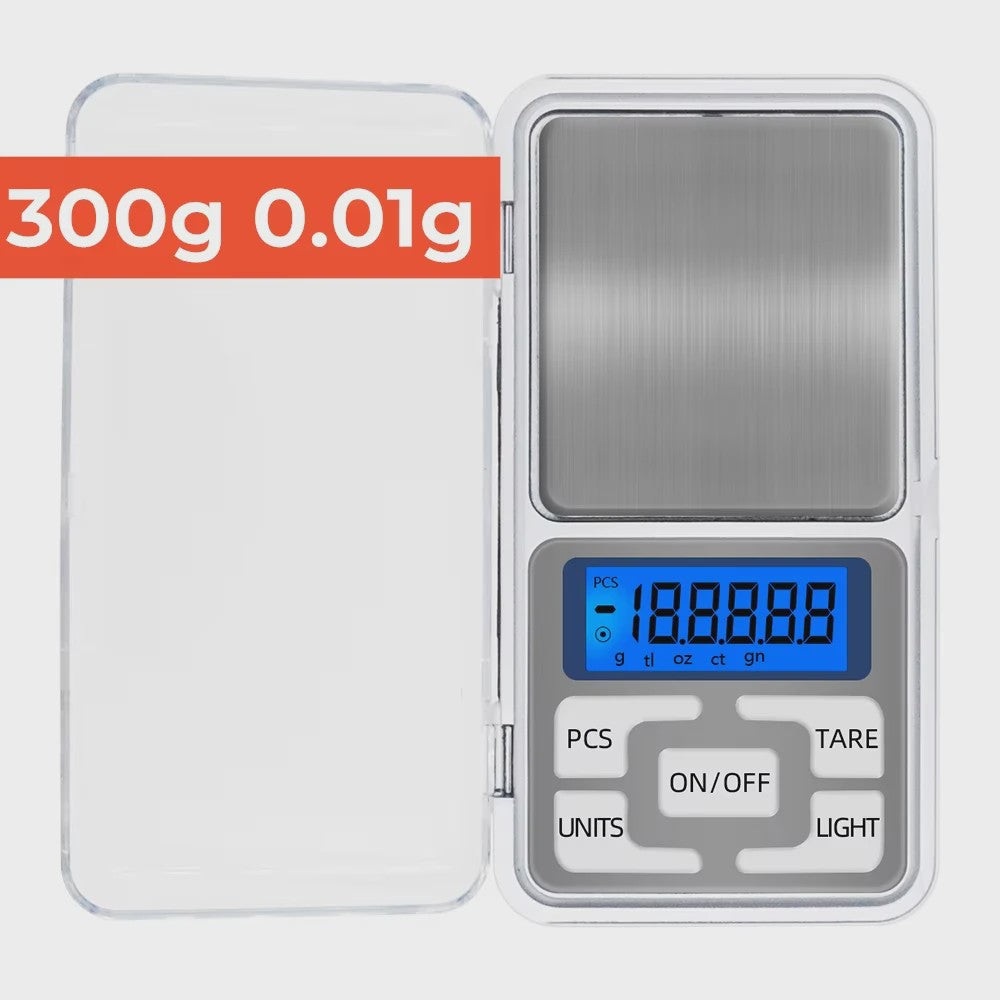 Precisie Digitale Keukenweegschaal 3kg/500g met 0.01g Nauwkeurigheid - LCD Display