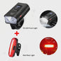 Oplaadbare Fietsverlichting LED Voorlamp Type-C, Waterdicht & 6 Modi