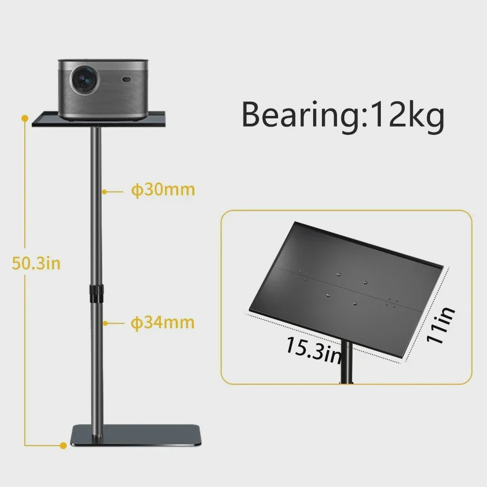 Universele Projector Stand met 360° Draaibare Balhoofd – Verstelbaar & Stabiel