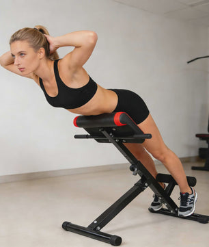3-in-1 Multifunctionele Fitness Bank: Romeinse Stoel & Buiktrainer voor Full-Body Core Training