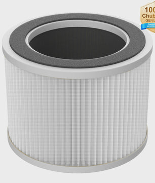 Chuboor Luchtreiniger met H13 HEPA Filter - Verwijder Geuren, Rook, Allergenen - 30m²